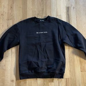 Zara Black Sweatshirt - Be a new icon
